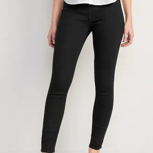 Old Navy Black Mid-Rise Wow Black Super-Skinny Jeggings 18 Tall